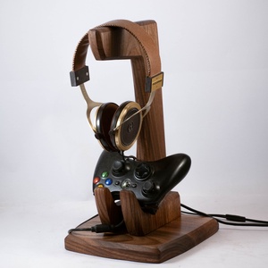 Fejhallgató, és kontroller tartó, asztali rendező - otthon & életmód - tárolás & rendszerezés - íróasztali tároló - Meska.hu