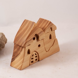  Fa várkastély,  fa építő, kirakó - játék & sport - építőjáték - Meska.hu