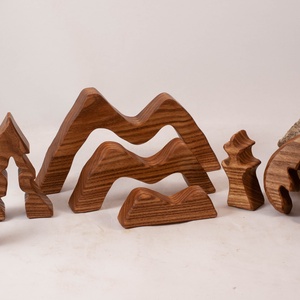  Fa tájképes kirakó, fa építő, kirakó - játék & sport - építőjáték - Meska.hu