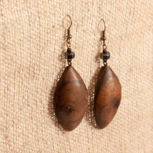 Fa fülbevaló, Ékszer, Fülbevaló, Lógó fülbevaló, Ékszerkészítés, Famegmunkálás, MESKA