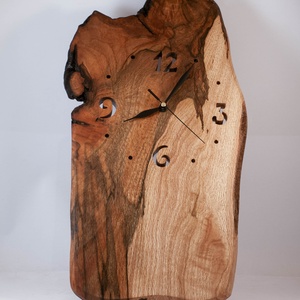 Fa falióra, rusztikus faóra,  - otthon & életmód - dekoráció - fali és függő dekoráció - falióra & óra - Meska.hu