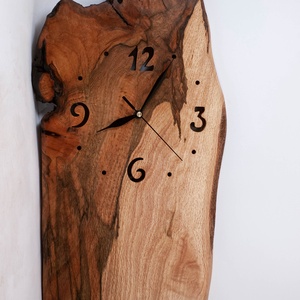 Fa falióra, rusztikus faóra, , Otthon & Életmód, Dekoráció, Fali és függő dekoráció, Falióra & óra, Famegmunkálás, MESKA