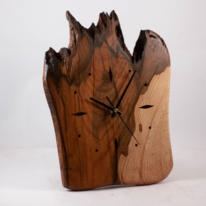 Fa falióra, rusztikus faóra, , Otthon & Életmód, Dekoráció, Fali és függő dekoráció, Falióra & óra, Famegmunkálás, MESKA