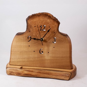 Fa asztali, talpas óra, kandalló óra, rusztikus faóra,  - otthon & életmód - dekoráció - fali és függő dekoráció - falióra & óra - Meska.hu