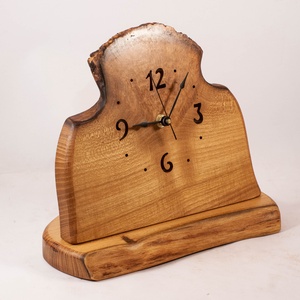 Fa asztali, talpas óra, kandalló óra, rusztikus faóra,  - otthon & életmód - dekoráció - fali és függő dekoráció - falióra & óra - Meska.hu