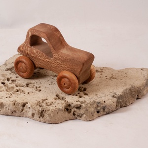 Játék fa autó, traktor , fakocsi - játék & sport - húzó & tolójátékok - Meska.hu