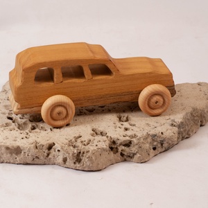 Játék fa autó, terepjáró, old timer, fakocsi - játék & sport - húzó & tolójátékok - Meska.hu