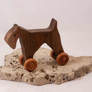 Játék fakutya, fa kutya, gurulós fajáték, foxi kutya - játék & sport - húzó & tolójátékok - Meska.hu