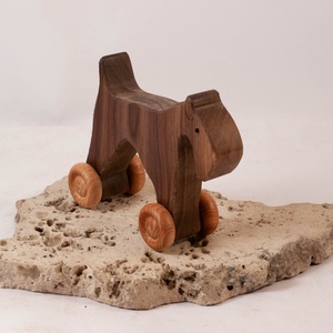 Játék fakutya, fa kutya, gurulós fajáték, foxi kutya - játék & sport - húzó & tolójátékok - Meska.hu