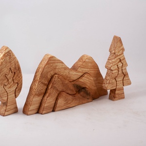  Fa tájképes kirakó, fa építő, kirakó - játék & sport - építőjáték - Meska.hu