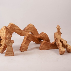  Fa tájképes kirakó, fa építő, kirakó - játék & sport - építőjáték - Meska.hu