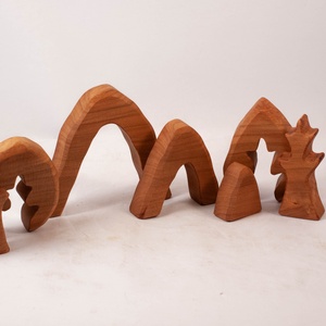  Fa tájképes kirakó, fa építő, kirakó - játék & sport - építőjáték - Meska.hu