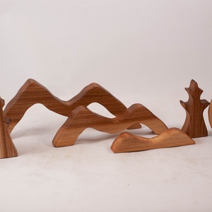  Fa tájképes kirakó, fa építő, kirakó - játék & sport - építőjáték - Meska.hu