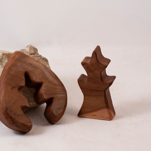  Fa fa, fa építő, kirakó - játék & sport - készségfejlesztő és logikai játék - szín és formaválogató játékok - Meska.hu