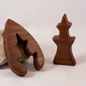  Fa fa, fa építő, kirakó - játék & sport - készségfejlesztő és logikai játék - szín és formaválogató játékok - Meska.hu