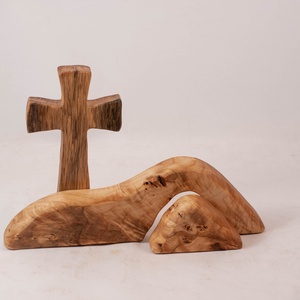 Húsvéti dekoráció kereszttel, fa kereszt - Meska.hu