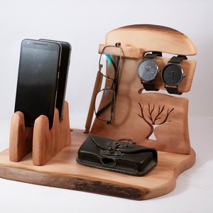 2 Mobil-, szemüveg-, óra-, toll tartó, asztali rendező, Otthon & Életmód, Tárolás & Rendszerezés, Íróasztali tároló, Famegmunkálás, MESKA