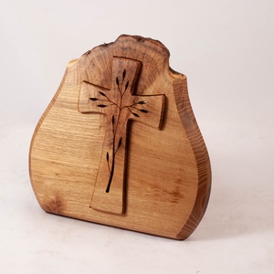 Mintás kereszt, fakereszt falidísz, Otthon & Életmód, Vallás, Kereszt, Famegmunkálás, MESKA