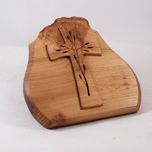 Mintás kereszt, fakereszt falidísz - otthon & életmód - vallás - kereszt - Meska.hu