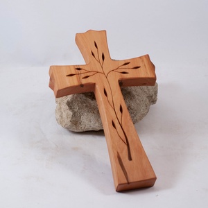 Mintás fakereszt, fali kereszt  - Meska.hu