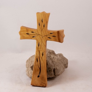Mintás fakereszt, fali kereszt  - otthon & életmód - vallás - kereszt - Meska.hu