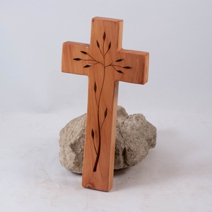 Mintás fakereszt, fali kereszt  - otthon & életmód - vallás - kereszt - Meska.hu