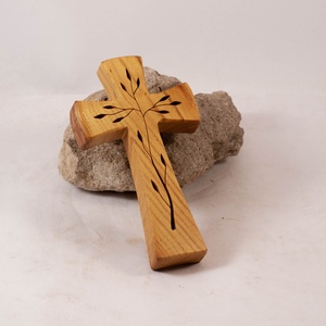 Mintás fakereszt, fali kereszt  - Meska.hu