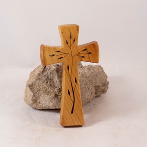 Mintás fakereszt, fali kereszt  - otthon & életmód - vallás - kereszt - Meska.hu