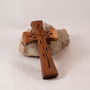 Mintás fakereszt, fali kereszt  - Meska.hu