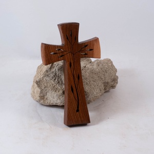 Mintás fakereszt, fali kereszt  - otthon & életmód - vallás - kereszt - Meska.hu