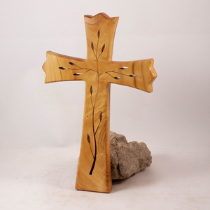 Mintás fakereszt, fali kereszt  - Meska.hu