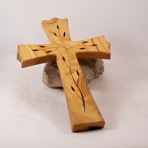 Mintás fakereszt, fali kereszt  - otthon & életmód - vallás - kereszt - Meska.hu
