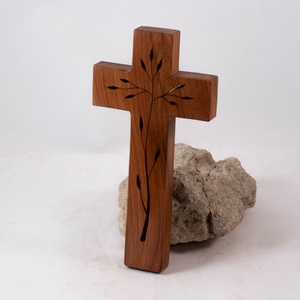 Mintás fakereszt, fali kereszt  - otthon & életmód - vallás - kereszt - Meska.hu