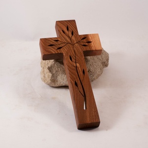 Mintás fakereszt, fali kereszt  - Meska.hu