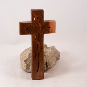 Mintás fakereszt, fali kereszt  - otthon & életmód - vallás - kereszt - Meska.hu