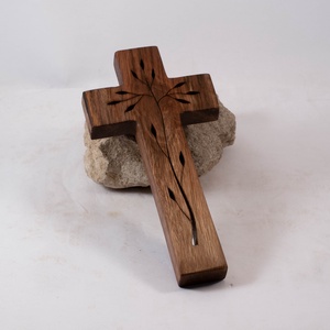 Mintás fakereszt, fali kereszt  - Meska.hu