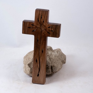 Mintás fakereszt, fali kereszt  - otthon & életmód - vallás - kereszt - Meska.hu