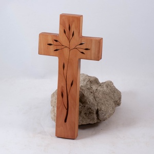 Mintás fakereszt, fali kereszt  - otthon & életmód - vallás - kereszt - Meska.hu