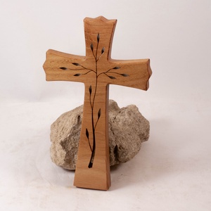Mintás fakereszt, fali kereszt  - otthon & életmód - vallás - kereszt - Meska.hu
