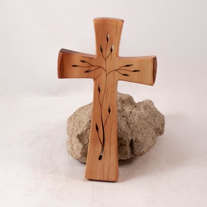 Mintás fakereszt, fali kereszt  - Meska.hu