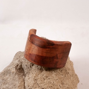 Ívelt fa franciacsat, hajcsat  - Meska.hu