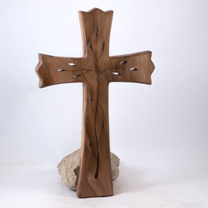 Mintás fakereszt, fali kereszt  - Meska.hu