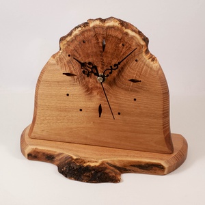 Fa asztali, talpas óra, kandalló óra, rusztikus faóra, Otthon & Életmód, Dekoráció, Fali és függő dekoráció, Falióra & óra, , MESKA