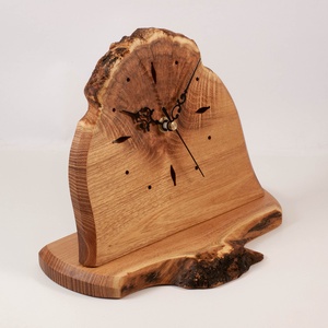 Fa asztali, talpas óra, kandalló óra, rusztikus faóra - otthon & életmód - dekoráció - fali és függő dekoráció - falióra & óra - Meska.hu