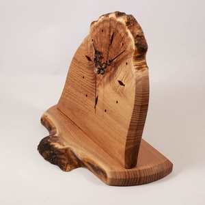 Fa asztali, talpas óra, kandalló óra, rusztikus faóra - otthon & életmód - dekoráció - fali és függő dekoráció - falióra & óra - Meska.hu