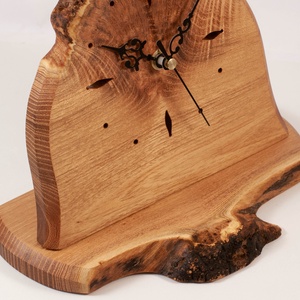 Fa asztali, talpas óra, kandalló óra, rusztikus faóra - otthon & életmód - dekoráció - fali és függő dekoráció - falióra & óra - Meska.hu