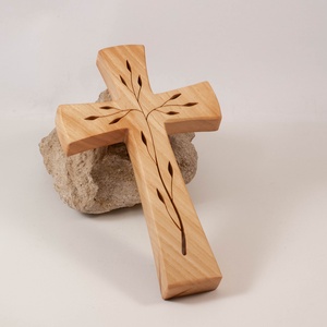 Mintás fakereszt, fali kereszt  - Meska.hu