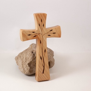 Mintás fakereszt, fali kereszt  - otthon & életmód - vallás - kereszt - Meska.hu