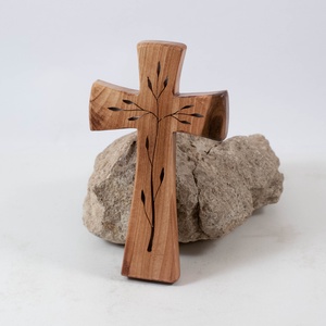 Mintás fakereszt, fali kereszt  - otthon & életmód - vallás - kereszt - Meska.hu