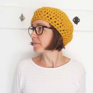 DIGITÁLIS Horgolási útmutató - horgolt beret (PDF) - videó, fázisfotók és szöveges leírás , DIY (Csináld magad), Szabásminta, útmutató, Horgolási minta, Horgolás, MESKA